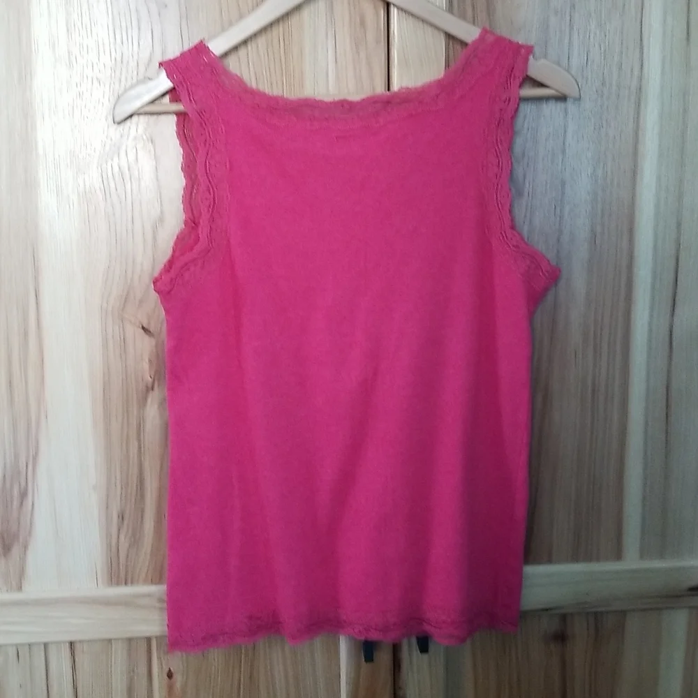 Womens Coldwater Creek Lacy Lined Tank - Size 10/12 - Picture 3 of 5